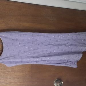 Damaged Purple Glitter Dress